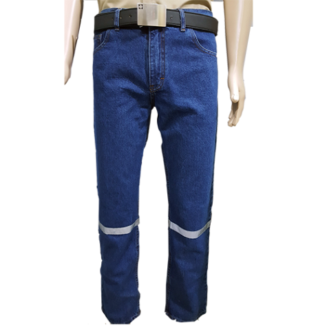 Pantalón de lona con reflectivos código 09002