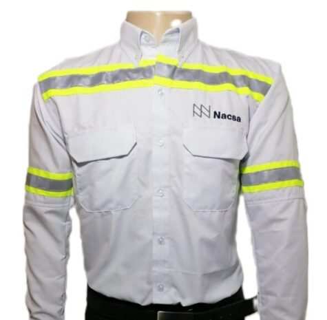 Camisa estilo columbia manga larga con reflectivos codigo 06012