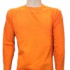 Playeras lisa manga larga 100% algodón; Cuello redondo, color naranja.